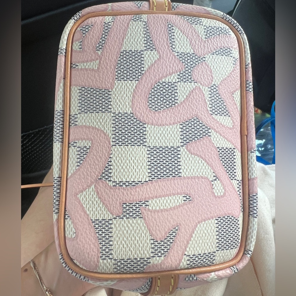 Louis Vuitton Damier Azur Tahiti Nano Noe Shoulder Bag - Picture 8 of 17